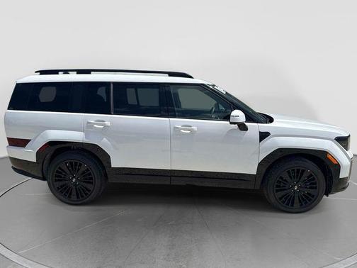 Serenity White 2026 Hyundai SANTA FE HEV Calligraphy