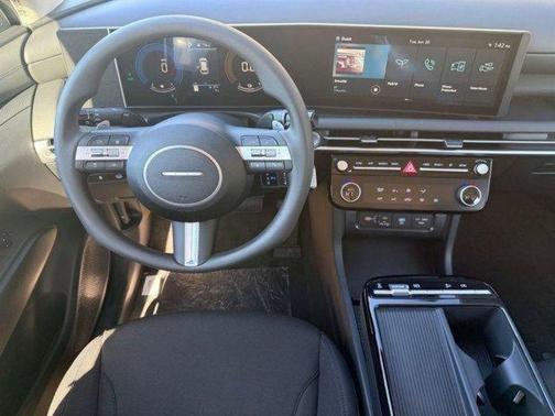 Creamy White Pearl 2026 Hyundai TUCSON Hybrid Blue SE