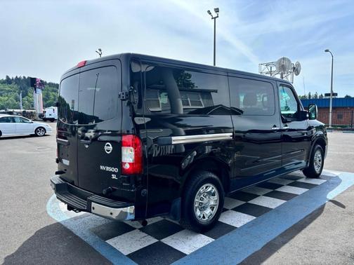 Black 2017 Nissan NV Passenger NV3500 HD SL V8