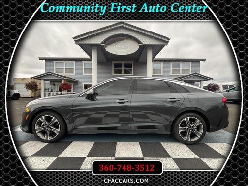Gray 2023 Kia K5 EX