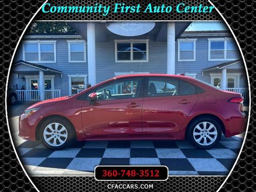 Red 2020 Toyota Corolla LE