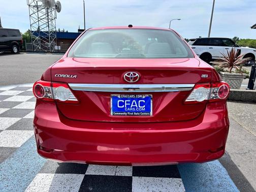 Red 2012 Toyota Corolla LE