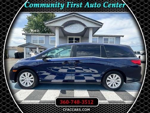 Blue 2022 Honda Odyssey LX