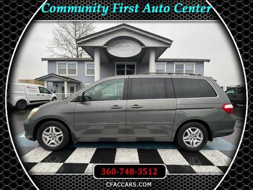 Gray 2007 Honda Odyssey EX-L Passenger Van