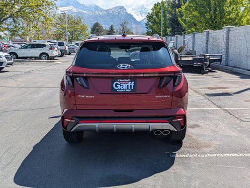 Ultimate Red 2024 Hyundai TUCSON Hybrid N Line