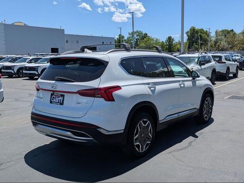 Serenity White Pearl 2023 Hyundai SANTA FE HEV SEL Premium