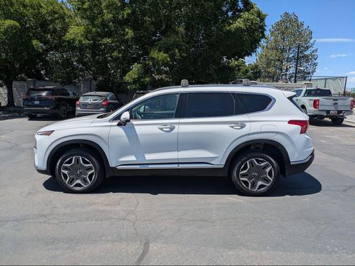 Serenity White Pearl 2023 Hyundai SANTA FE HEV SEL Premium