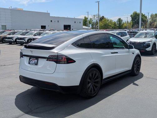 Pearl White Multi-Coat 2023 Tesla Model X Standard Range