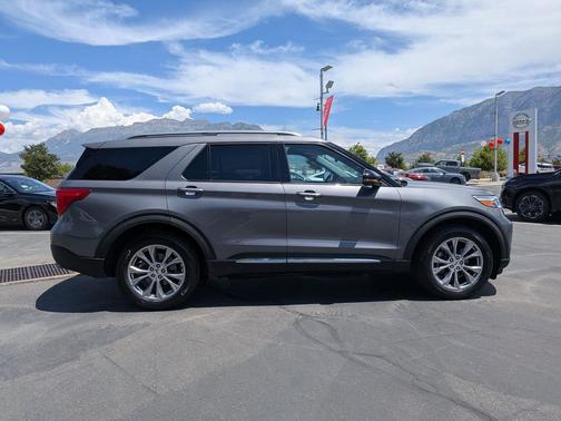Gray Metallic 2021 Ford Explorer Limited