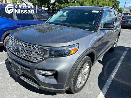 Gray Metallic 2021 Ford Explorer Limited