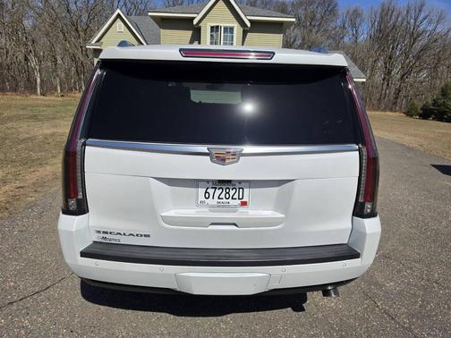 Crystal White Tricoat 2019 Cadillac Escalade Platinum