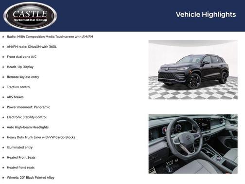 2026 Volkswagen Tiguan 2.0T SE R-Line Black