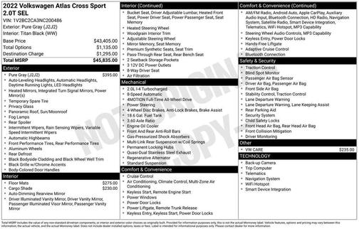 2022 Volkswagen Atlas Cross Sport 2.0T SEL