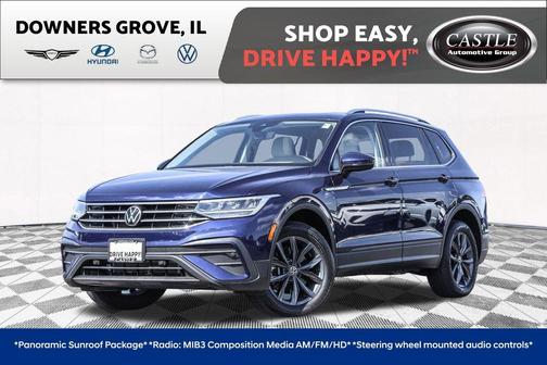 Atlantic Blue 2023 Volkswagen Tiguan 2.0T SE