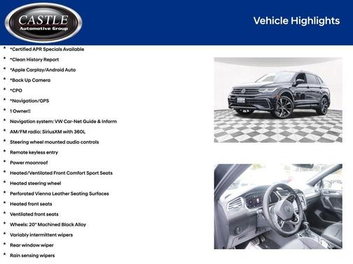 2022 Volkswagen Tiguan 2.0T SEL R-Line