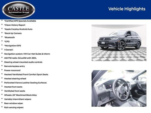 2022 Volkswagen Tiguan 2.0T SEL R-Line