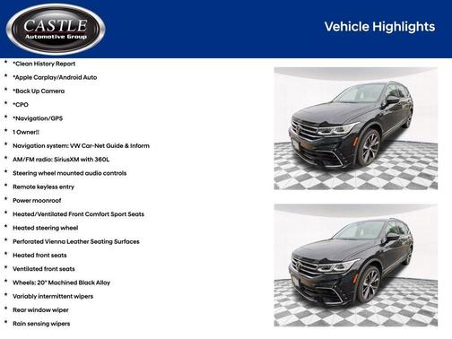 2022 Volkswagen Tiguan 2.0T SEL R-Line