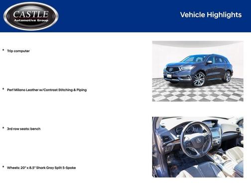 2019 Acura MDX 3.5L w/Advance Package