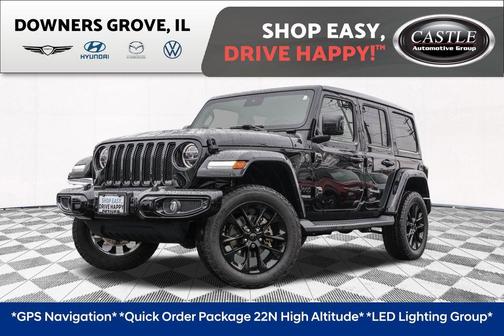 Black Clearcoat 2021 Jeep Wrangler Unlimited Sahara Altitude