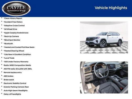 2025 Volkswagen Atlas 2.0T SE