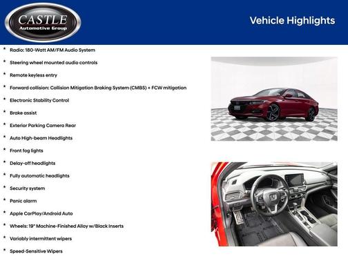 2019 Honda Accord Sport