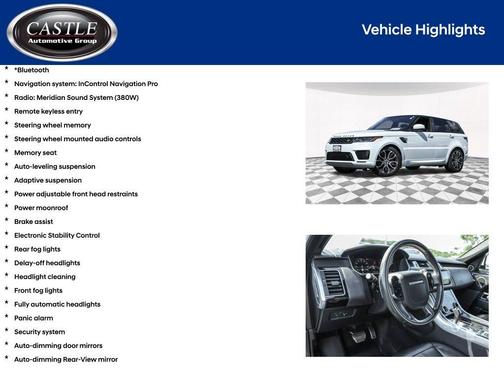 2019 Land Rover Range Rover Sport 5.0L Supercharged Dynamic