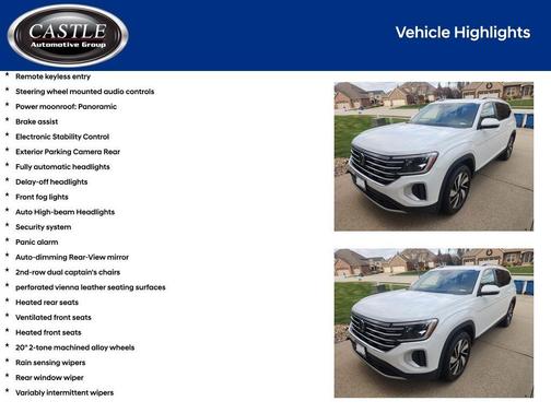 2025 Volkswagen Atlas 2.0T SEL