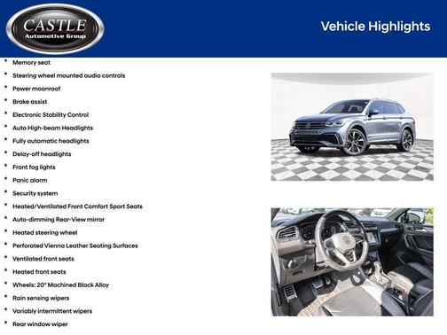 2022 Volkswagen Tiguan 2.0T SEL R-Line