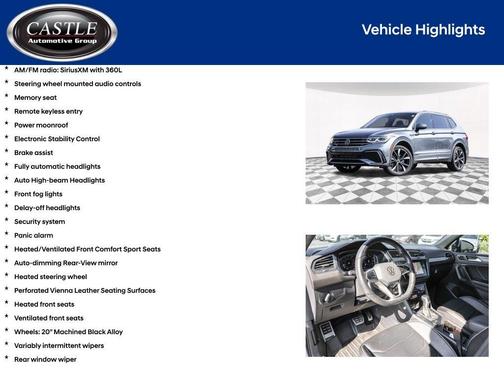 2022 Volkswagen Tiguan 2.0T SEL R-Line