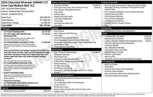 2024 Chevrolet Silverado 2500 LTZ