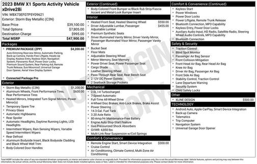 2023 BMW X1 xDrive28i