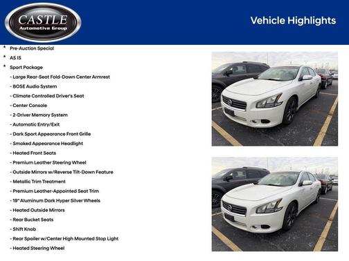 2014 Nissan Maxima SV