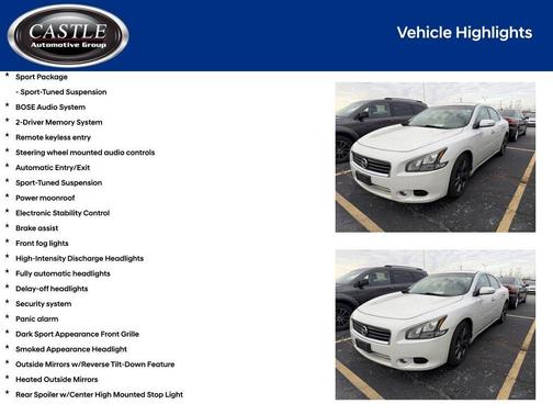 2014 Nissan Maxima SV