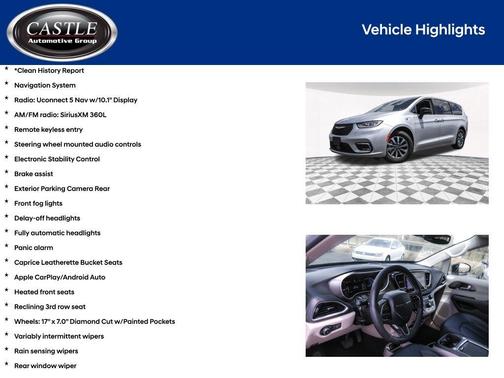 Silver Mist Clearcoat 2024 Chrysler Pacifica Hybrid Select