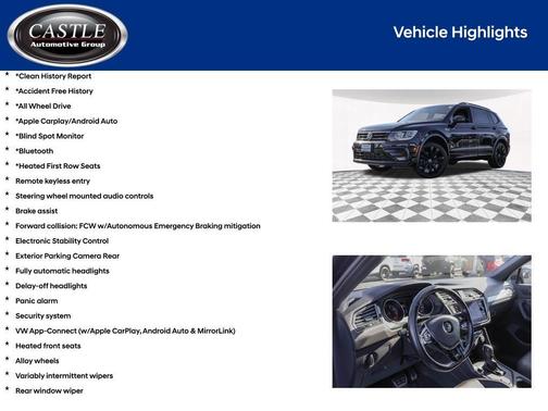 2020 Volkswagen Tiguan 2.0T SE R-Line Black