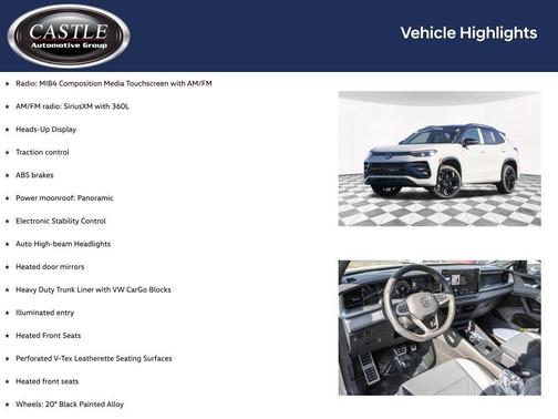 2026 Volkswagen Tiguan 2.0T SE R-Line Black