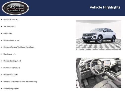 2026 Volkswagen Atlas Cross Sport 2.0T SE w/Technology