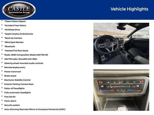 2023 Volkswagen Tiguan 2.0T SE R-Line Black