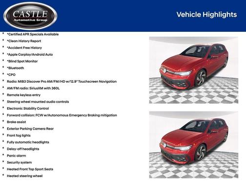 2025 Volkswagen Golf GTI 2.0T S