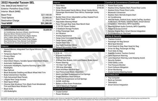 2022 Hyundai TUCSON SEL
