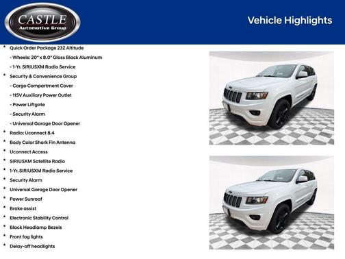 2015 Jeep Grand Cherokee Altitude