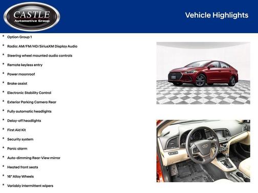 2017 Hyundai ELANTRA Value Edition