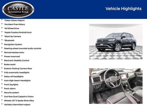 2021 Volkswagen Atlas 3.6 V6 SEL