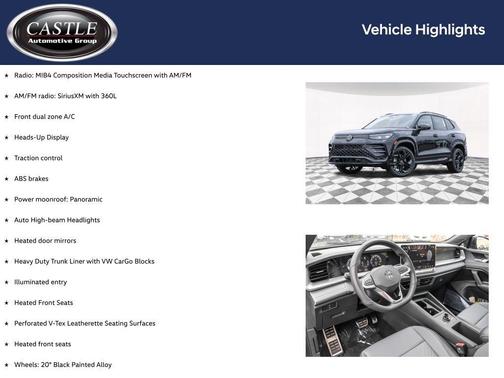 2026 Volkswagen Tiguan 2.0T SE R-Line Black