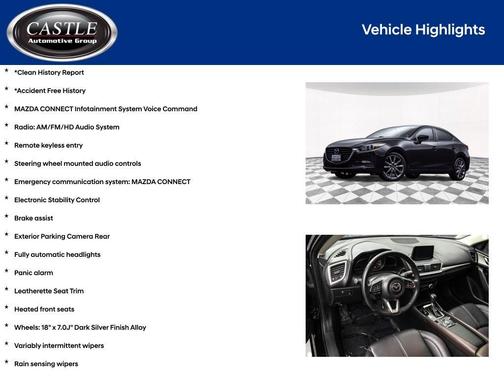 2018 Mazda Mazda3 Touring