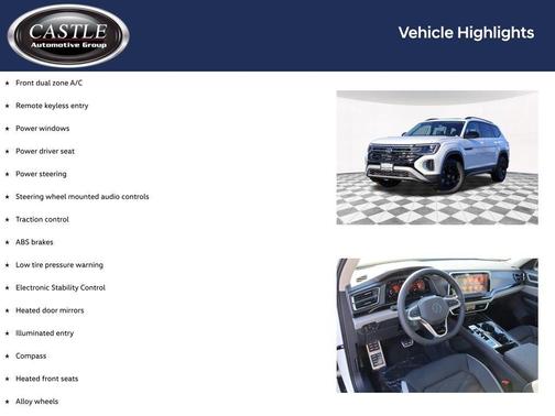 2025 Volkswagen Atlas 2.0T Peak Edition