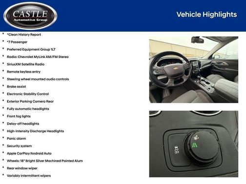 2018 Chevrolet Traverse LT Cloth