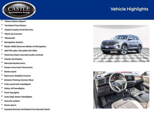2024 Volkswagen Atlas 2.0T SEL