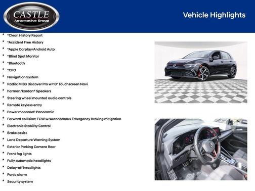2024 Volkswagen Golf GTI 2.0T SE