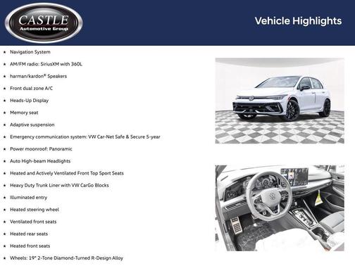Pure White 2026 Volkswagen Golf R 2.0T